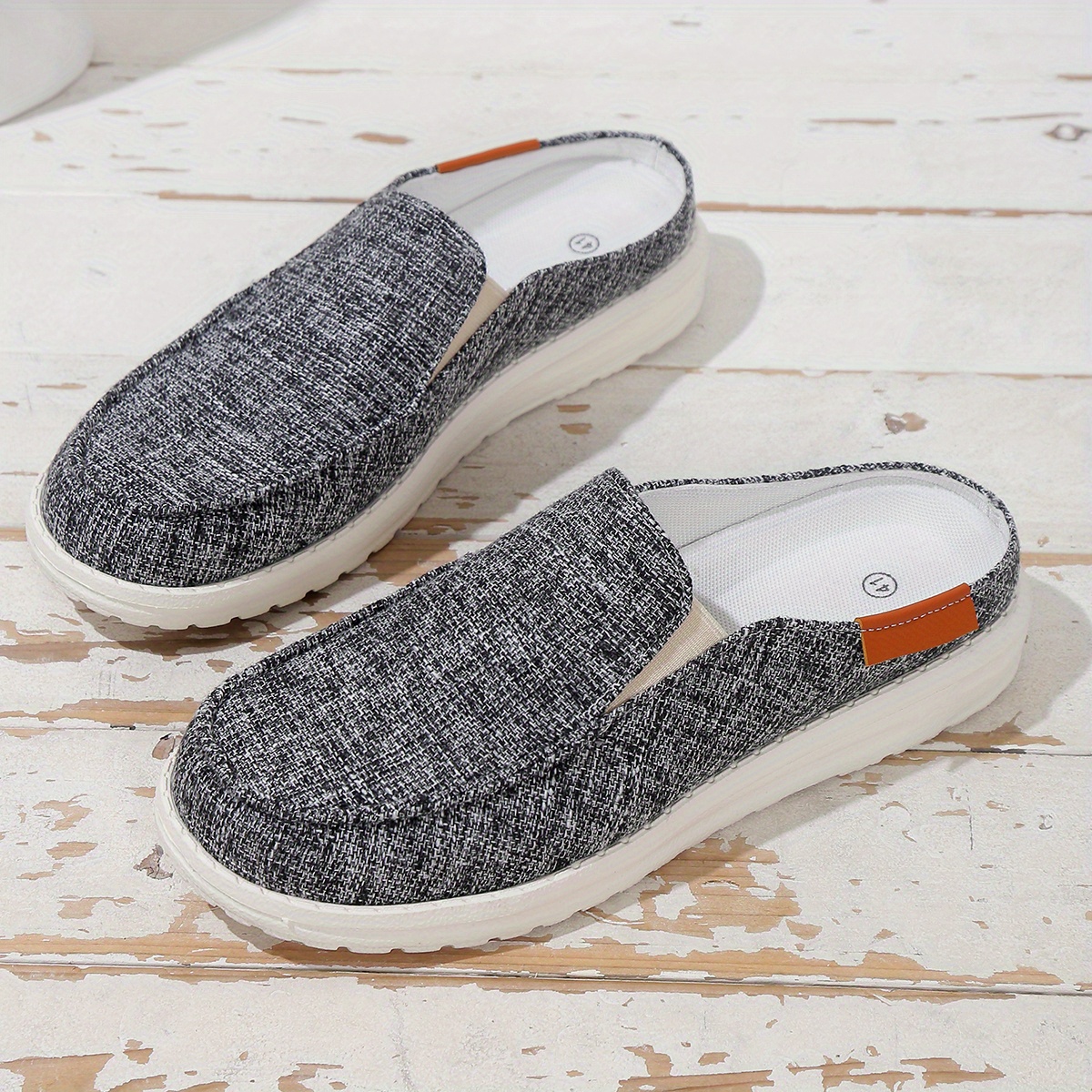 fashion canvas shoes men s trendy simple style slip casual details 2